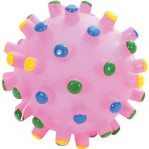 Jouet balle picot en vinyle 7cm